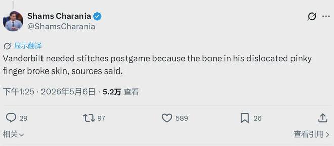 范德比尔特伤退湖人惨败雷霆 肯纳德连续低迷冲